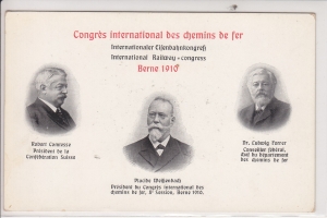 Bern 1910 - Congres international des chemins de fer - Internationaler Eisenbahnkongress