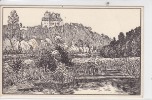 Wildegg an der Aare mit Schloss - Pro Juventute Karte