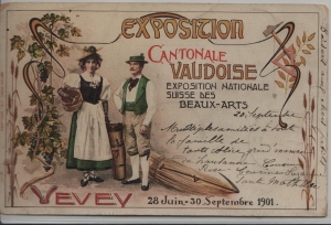 Vevey - Exposition Cantonale Vaudoise Beaux-Arts 28.6. - 30.9. 1901