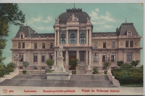 Lausanne - Bundesgerichtsgebäude - Palais du Tribunal federal
