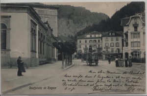 Bad Ragaz - Dorfplatz in Ragaz