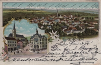 Grenchen - farbige Litho