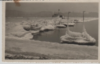 Geneve - Genf - Le Lac gelé - Fevrier 1929