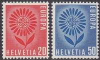410-11** MNH (Mi. 800-01) 1964 Europa