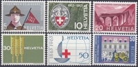 395-400** MNH (Mi. 768-73) 1963 Werbemarken