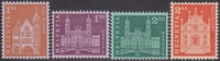 391-394** MNH (Mi. 764-67) 1963 Baudenkmäler