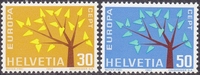 389-390** MNH (Mi. 756-57) 1962 Europa