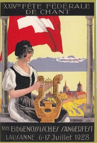 Eidgenössisches Sängerfest Lausanne / Fete Federal de Chant 1928