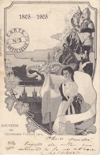 Souvenir du Centenaire Vaudoise 1903 - Carte No. 2