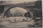 St. Maurice - Pont de St-Maurice - animée