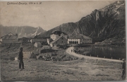 Gotthard-Hospiz (2114 m ü. M.) mit Soldat de Suisse Armee