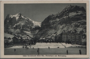 Grindelwald - Hotel Bär - Wetterhorn und Mettenberg im Winter/hiver