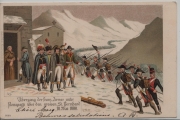 Übergang der franz. Armee unter Bonaparte über den grossen St. Bernhard 18. Mai 1800