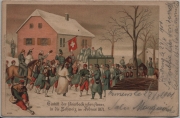 Eintritt der Bourbacki'schen Armee in die Schweiz im Februar 1871