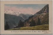 Salvan - la Creusaz pres Salvan et la Chaine du Mont Blanc