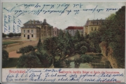 Neuchatel - Neuenburg - Academie, Jardin Décor et Ecole du Commerce - Relief/Präge-Carte