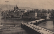 Geneve - Genf - Pont des Bergues im Umbau