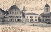 Aarberg - Kirche und Amtshaus