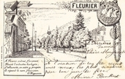 Fleurier - Künstlerkarte O. Huguenin